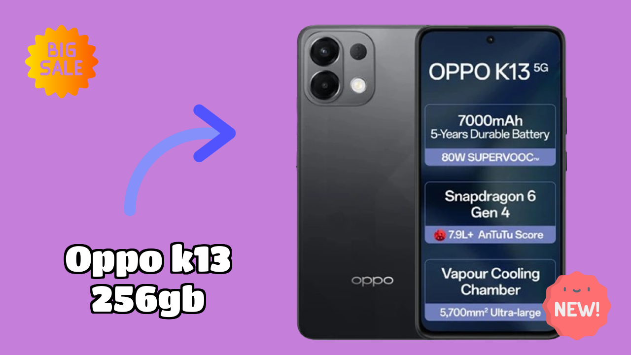 OPPO K13 256GB Display Review: AMOLED Screen