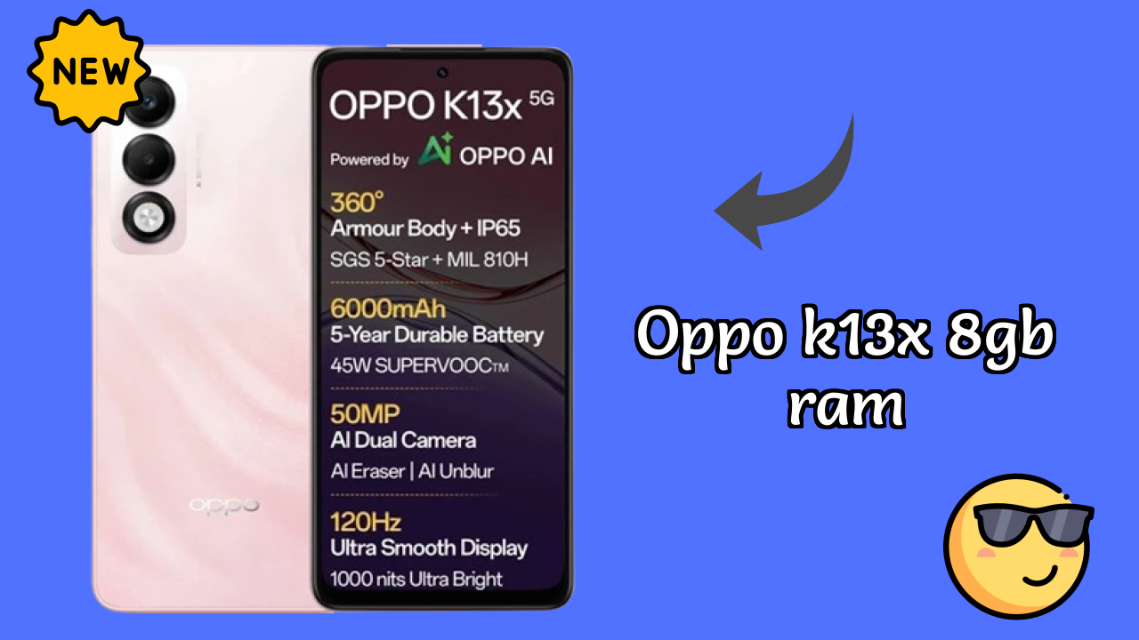 OPPO K13x 8GB RAM Performance: 8 GB RAM Gaming Tested