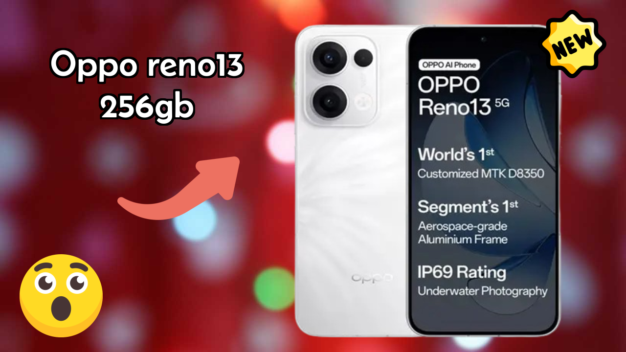 OPPO Reno13 256GB Display Technology: 6.59 Inches (16.74 Cm) Screen