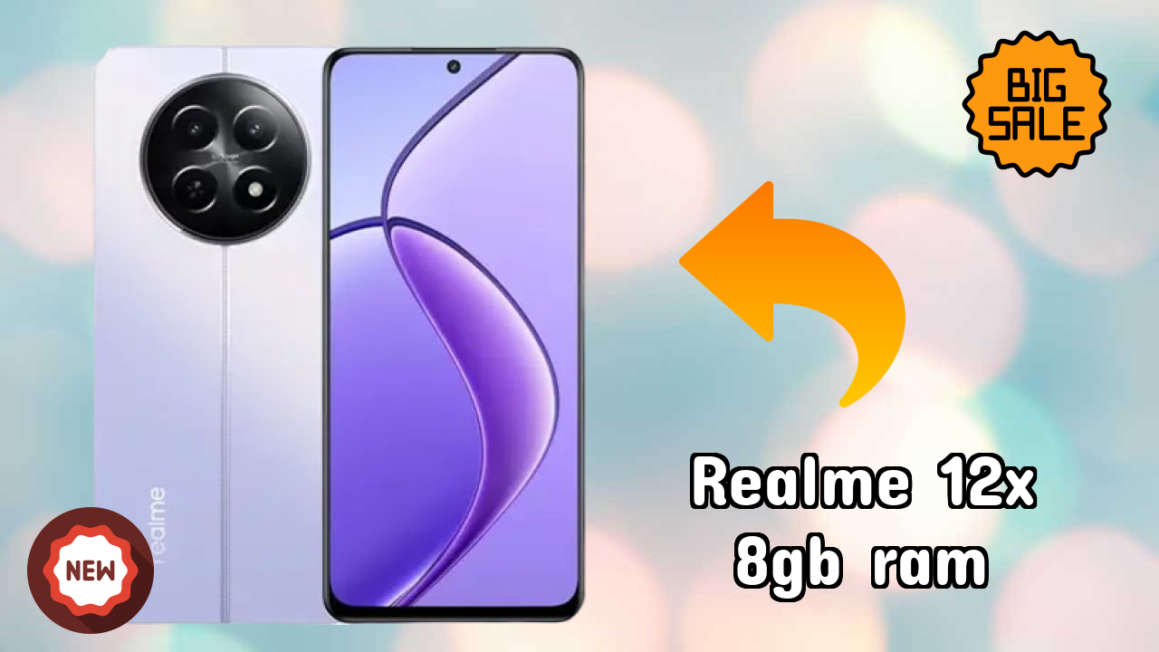 Realme 12x 8GB RAM Display Review: IPS LCD Screen Size